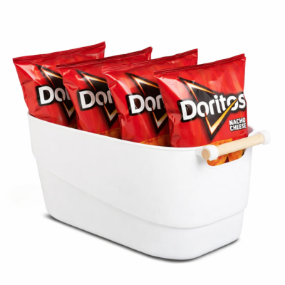 Storage Tub Wooden Handle - Large