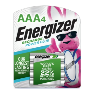Rechargeable AAA Batteries 800 mAh Batteries - 4 Pack